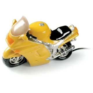 Booster Table Lamp Motorcycle Motorrad Lampe, gelb