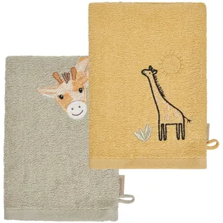 Sterntaler Waschhandschuh 2er Pack - Giraffe Kaya