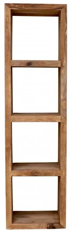 Bücherregal Tara 50x185x35 aus indischem Sheesham-Massivholz