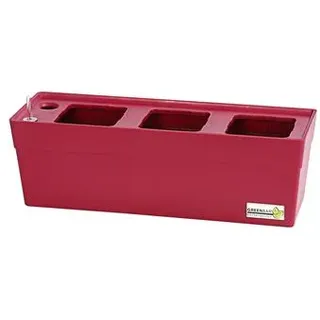 GREENBAR® Kräuterkasten, ca. B48/H15,5/T16 cm, Dunkelrot