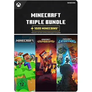 Microsoft Minecraft Triple Bundle - Windows (Digitaler Code) [PC]