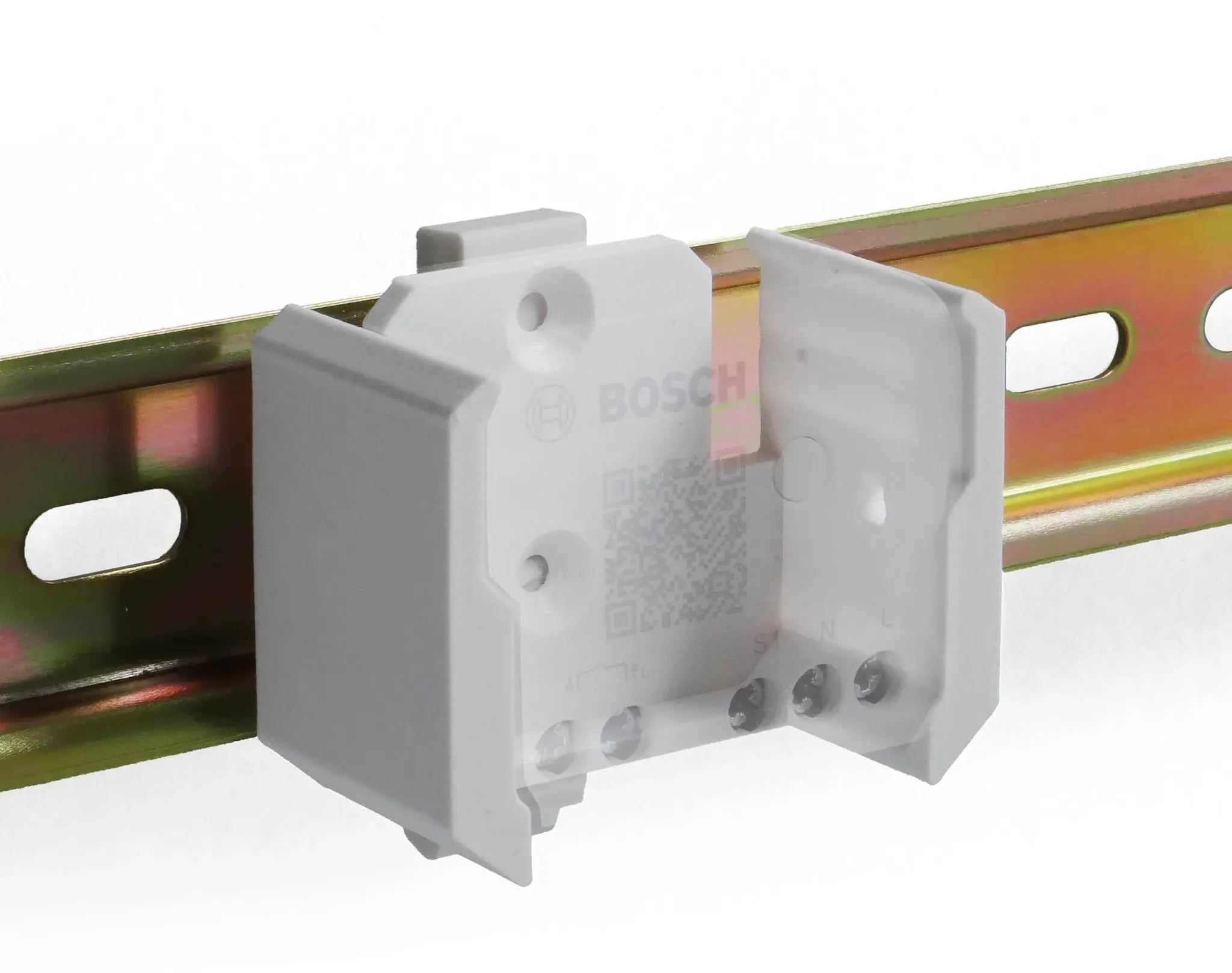 smattex Hutschienen-Halterung für Bosch smartes Relais, Dimmer & Licht-/Rollladensteuerung II