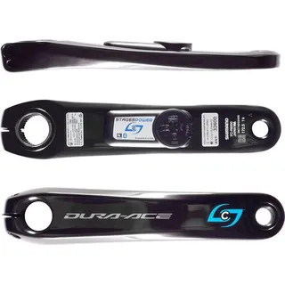 Stages Cycling Shimano Dura-ace R9200 Linke Kurbel Mit Leistungsmesser - Black / Silver - 175 mm