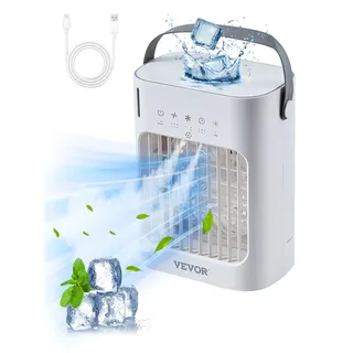 Vevor Mobile Klimaanlage 4-in-1 Verdunstungsluftkühler 700ml Wassertank