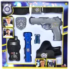 Simba 108102667 - Polizei Streife, Gürtel Set, Pistole, Holster, Funkgerät, Polizeimarke, Taschenlampe, Rollenspiel, ab 3 Jahren
