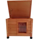 Outdoor Katzenhaus 57x45x43 cm Holz Braun