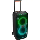JBL PartyBox Stage 320 Tragbarer Partylautsprecher mit Rollen (2 x 6.5 Zoll (165 mm) Tieftöner, 2 1 (25 Hochtonkalotten, Schwarz