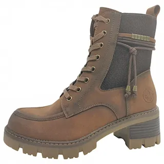 Rieker Damen Schnürstiefel in braun - Gr. 40
