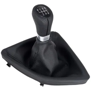 L & P Car Design Schalthebel Schaltknauf für BMW 1er Coupe Cabrio Limo Short Shift e81 e82 e87 e88 (Set, 1 St., Schaltknauf, Schaltsack, Rahmen), Plug&Play Montage schwarz