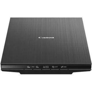 Canon Lide 400 Scanner (A4-Flachbett, CIS Sensor, 4,800 x 4,800 DPI, USB-Stromversorgung, 5 Scan-Buttons, Halter für senkrechte Aufstellung) schwarz