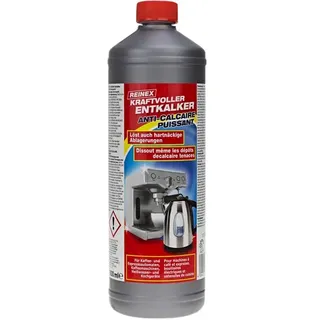 Reinex Entkalker für Küchenmaschinen Kraftvoll 1 L entfernt zuverlässig selbst hartnäckige Kalkablagerungen