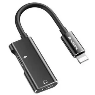 2in1 Adapter 3.5mm Jack + Ladeadapter kompatibel mit iOS 2.4A