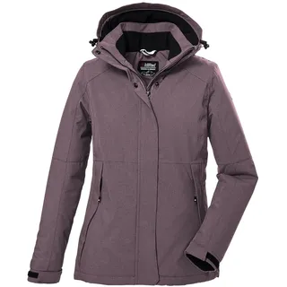 KILLTEC Damen Funktionsjacke/Outdoorjacke mit abzippbarer Kapuze KOW 37 WMN JCKT, malve, 50