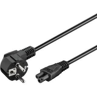 goobay 44877 3 m, Netzstecker Typ F, C5-Koppler, 250 V, 2.5 A