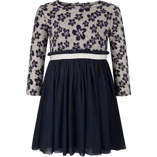 Sommerkleid HAPPY GIRLS "dress", Mädchen, Gr. 62, EURO-Größen, blau (navy), Stoff, Tüll, 100% Baumwolle, normal, Kleider