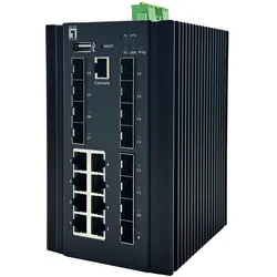 LevelOne Switch 20x GE IGX-2072 8x 1GbE,8x 2.5GbE SFP+ sw (20 Ports), Netzwerk Switch, Schwarz