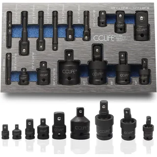 CCLIFE Stecknuss Adapter Set 17-tlg.