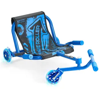 Vevor Drifter Trike Dreirad 90 kg, Dreiradscooter 106 x 52 x 43cm, Kinderfahrzeug Dreirad für Kinder ab 10 Jahren, fährt auf Allen harten Oberflächen im Innen- und Außenbereich, blau