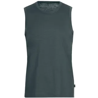 Trägertop TRIGEMA "TRIGEMA Trägershirt aus Single-Jersey", Herren, Gr. XXXL, grau (anthrazit), 100% Baumwolle, Basic, Tops