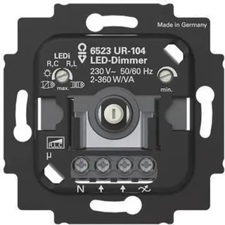 Busch-Jaeger LED-Dimmer. 2+3 Draht mit N-Klemme ohne Spreize 2CKA006512A0353