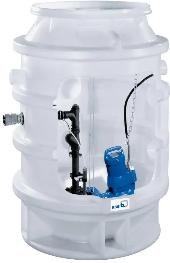 KSB Pumpstation CK-E AF50-3.1 DL mit 1 Amarex F50-140/023F2USG-120
