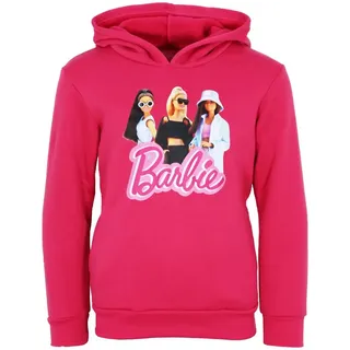 Barbie Kapuzenpullover Barbie and Friends Kinder Mädchen Hoodie Pulli Gr. 92 bis 128 rosa 98