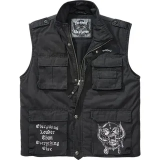 Brandit Textil Motörhead Ranger Vest Schwarz XXL