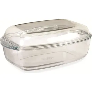 Pyrex schaal met deksel 4,3+2,2l - Transparent