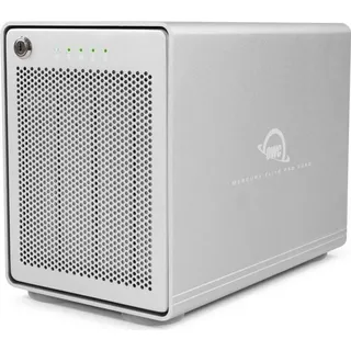 OWC Mercury Elite Pro Quad - HDD-Gehäuse - 2.5/3.5 Zoll - Serial ATA III - USB Konne (2.5", Festplattengehäuse, Silber