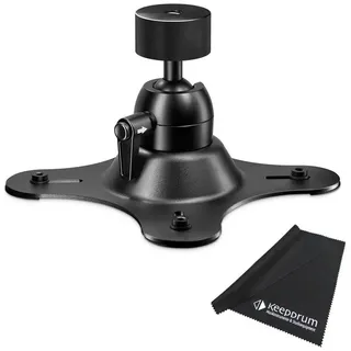 RØDE Halterung Rode Halterung Vesa-Mount Stativ-Befestigung für Rodecaster mit Tuch, (Halterung für, RodeCaster Duo und Rodecaster Pro II, mit keepdrum Mikrofasertuch) schwarz