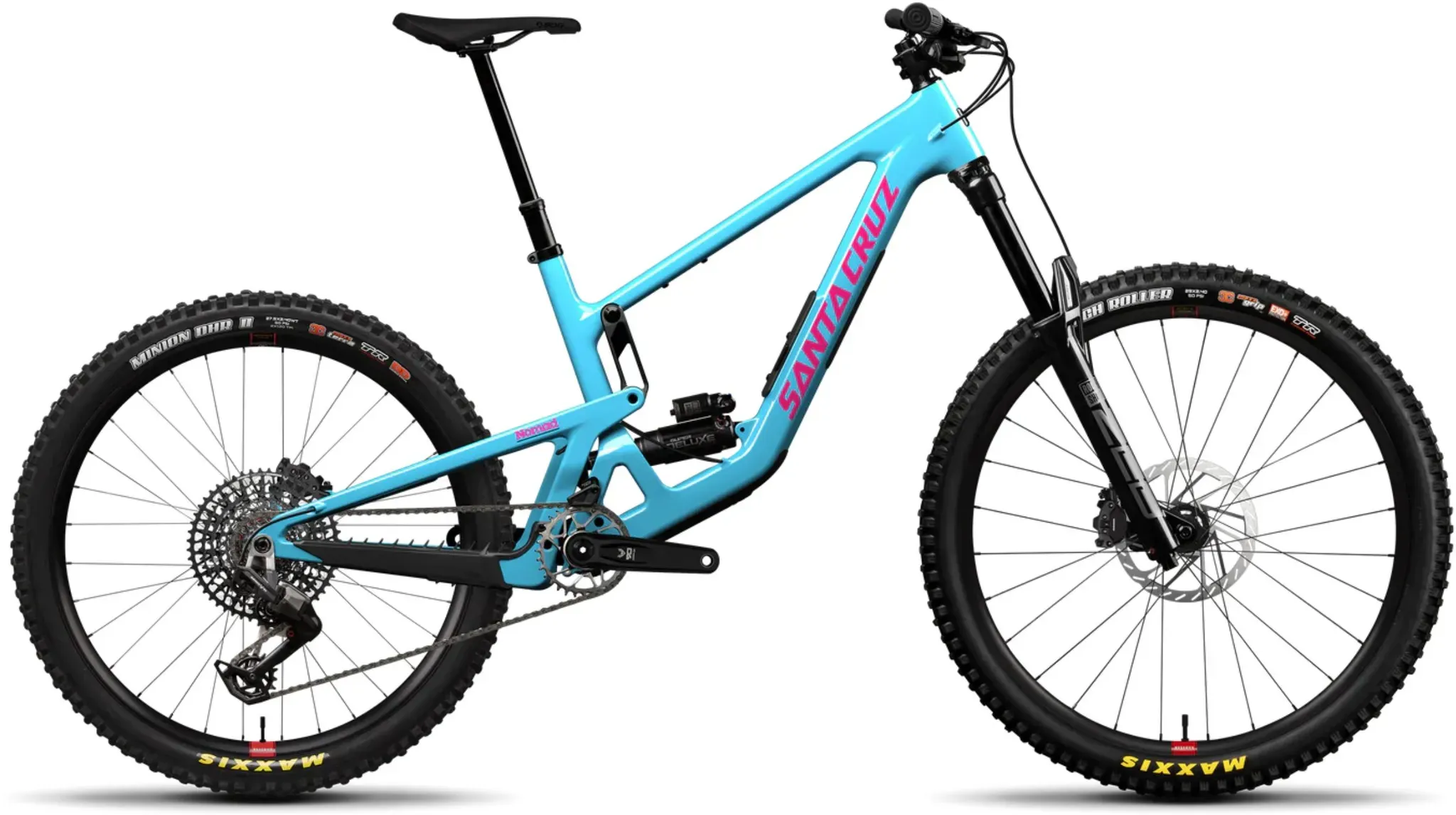 Santa Cruz Nomad 7 Carbon 90 - L - Gloss Aqua Magenta