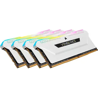32GB (4x8GB) DDR4 3600MHz C18 - White, CMH32GX4M4D3600C18W, weiß
