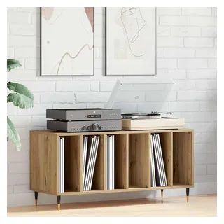 vidaXL Schallplattenschrank 100 x 38 x 48 cm Braun Holzwerkstoff