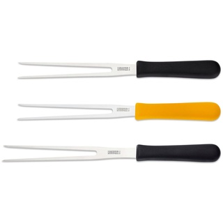 GIESSER Fleischgabel Wurstgabel 9437 18-21, Gerade Zinken; Rostfrei; Spülmaschinenfest; Rutschfest grün 18 cm