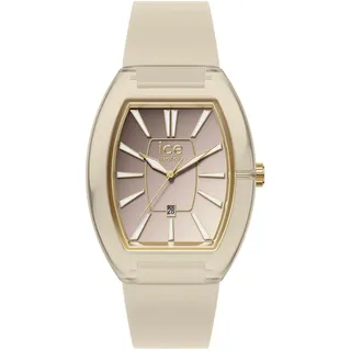ICE-Watch Ice boliday Dome Almond Skin Sunset - Mandel Damenuhr mit Silikonarmband - 024039 Herrenarmbanduhr