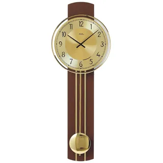 AMS Quarz-Pendeluhr, Holz, Mehrfarbig, 73 x 31 x 18 cm