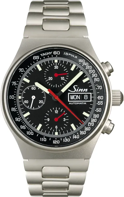 Sinn Instrumentelle Chronographen 144 St Sa 144.066 - schwarz,Stahl - 41mm