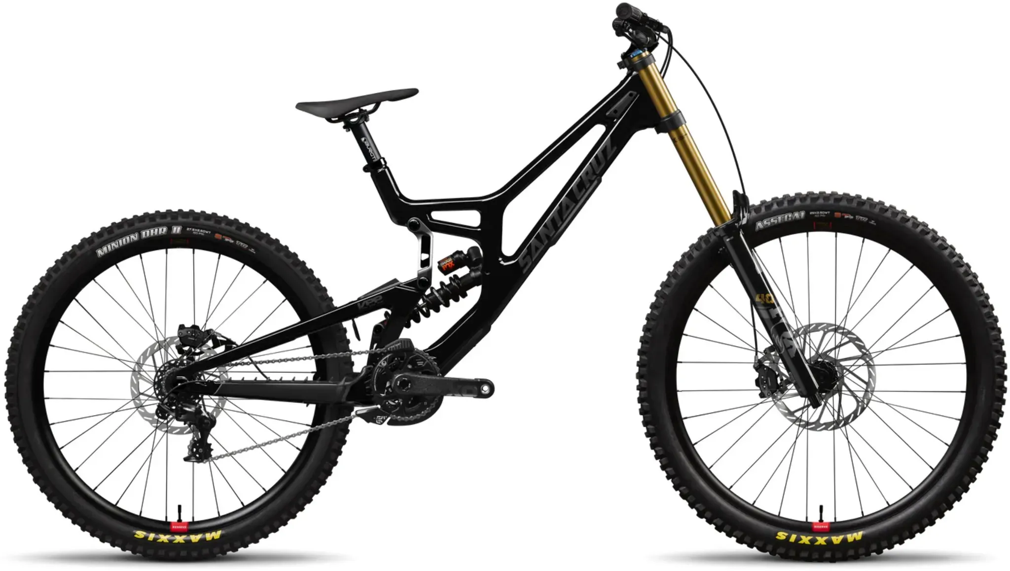 Santa Cruz V10 DH X01 MX - Gloss Black Sparkle - M