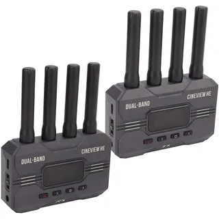 Denash CINEVIEW HE 1200ft 350 M Stabile Drahtlose Videoübertragungssystem HD 1080p Senderempfänger Kit für Fotografen Aluminiumlegierung ABS -Material