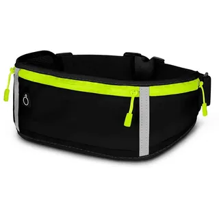 ONEFLOW Laufgürtel für Amazon Fire Phone Lauftasche ActivePro Belt Schwarz Sport Handytasche zum Joggen Damen Herren Bauchtasche Handy Running schwarz