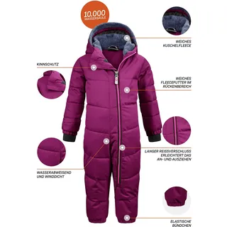 KILLTEC Schneeoverall »Twinkly MNS ONPC B« Killtec orchidee