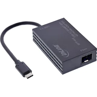 InLine USB-C zu SFP Gigabit Fiber Netzwerkadapter 10/100/1000 Mb/s) Adapter / Konverter USB