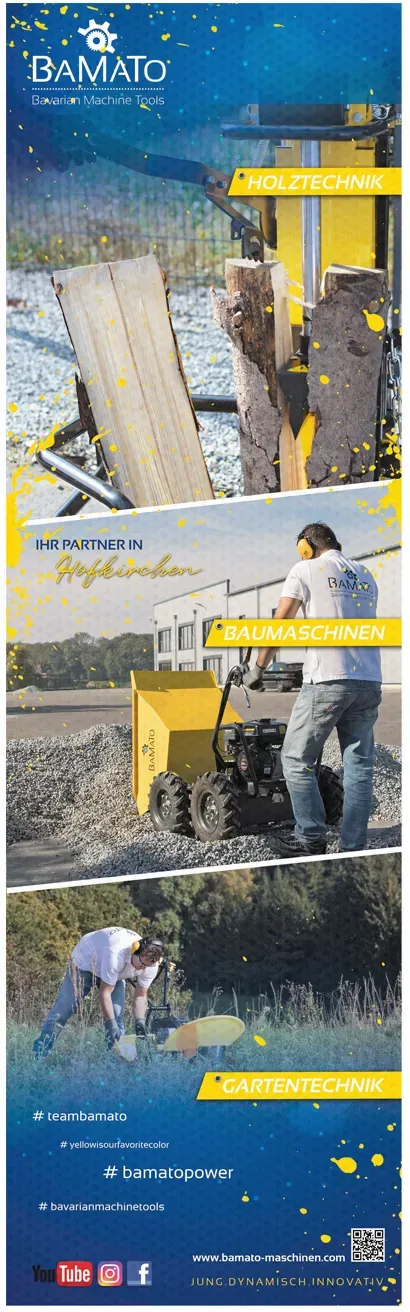 BAMATO Fahne für Ausleger mit hochwertigem Druck (Motiv 2)