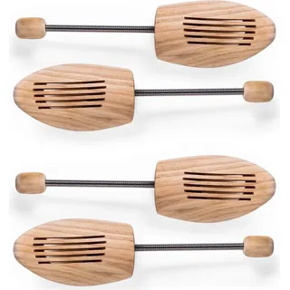 Blumtal Schuhspanner Kiefernholz - Hochwertiges Holz mit Doppelter Längenfederung für Herren und Damen Größe 38/39, 2er Set