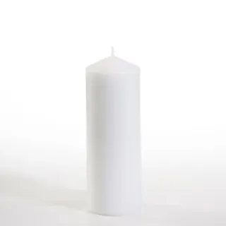 Stumpenkerze 16,5 x 6 cm 1 St. weiß