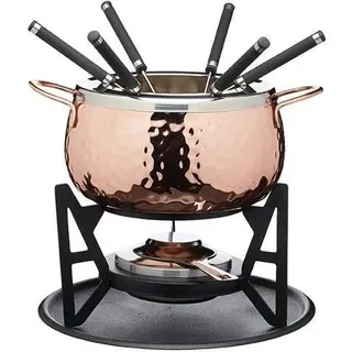 Artesà Fondue Artesà, 2 l, handgefertigt, mit Kupfereffekt goldfarben