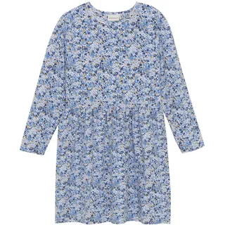 MINYMO Sommerkleid MIDress LS AOP in Blau | Gr.: 110