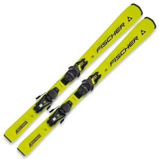 Fischer RC4 Race JR (130-150) + FS7 Kinder Racing Ski Fischer Ski für Anfänger