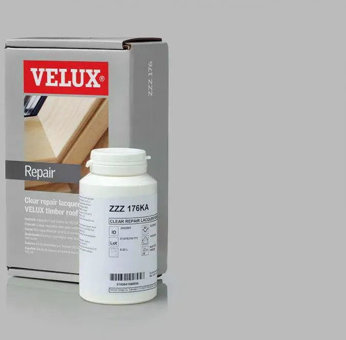 VELUX Reparatur-Lack klar für VELUX Holz-Fenster ZZZ 176KH