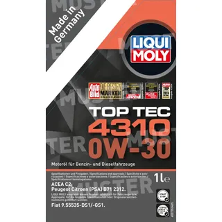 LIQUI MOLY Top Tec 4310 0W-30 1 l
